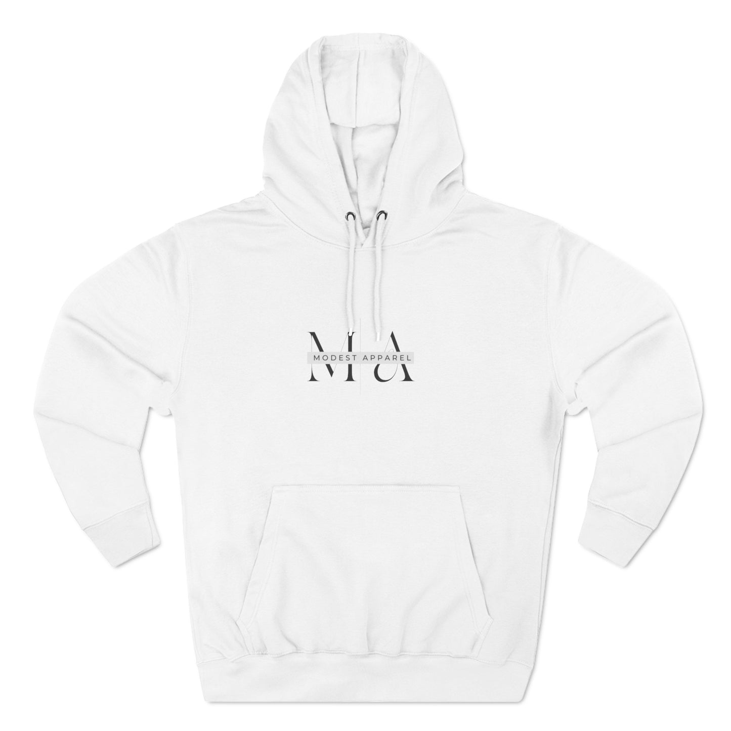 Three-Panel Fleece Hoodie