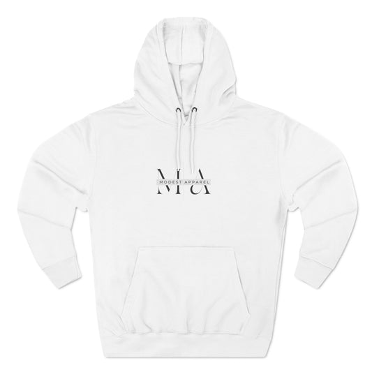 Three-Panel Fleece Hoodie